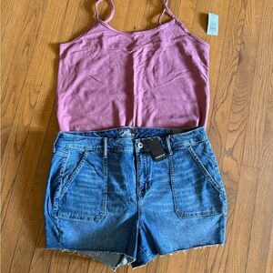 Torrid Everyday Pink Cami Tank Top & Torrid Shorts